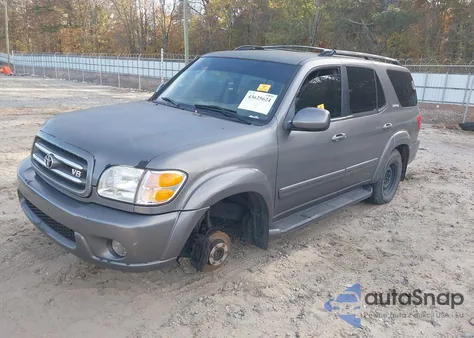 2004 Toyota Sequoia Limited V8 from USA, damaged, VIN 5TDZT38A94S233116